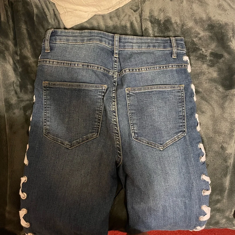 High rise laced jeans H&M - Picture 2 of 4
